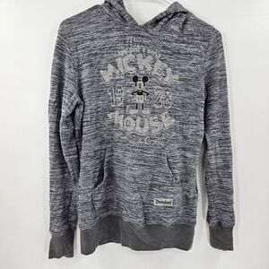 Disney parks xs sweatshirt hoodie gray disneyland heathered mickey mouse